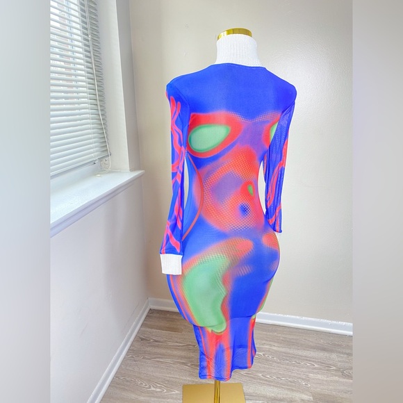 Sheer MIDI Dress - Picture 15 of 15